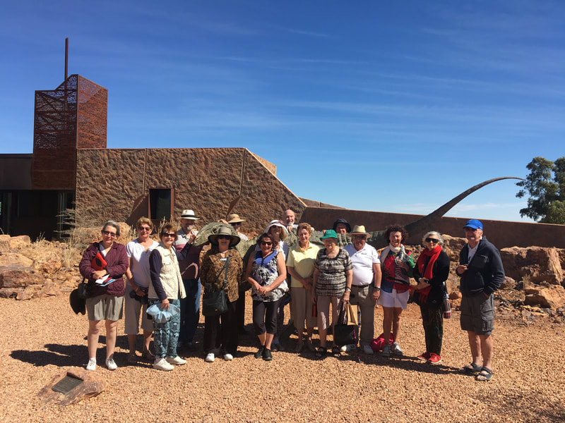 Group at Australian Age of Dinosaurs Museum